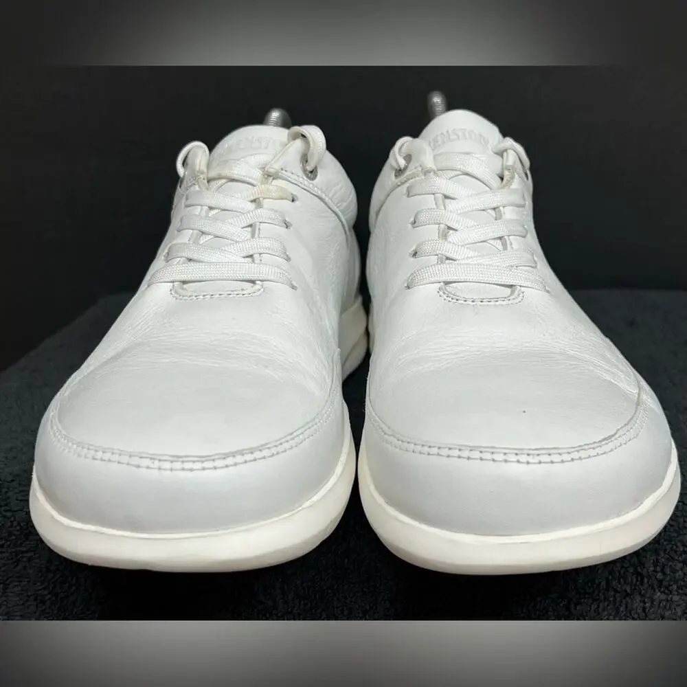 Birkenstock Manitoba Mens White Leather Comfort Shoes Size 41 US 8M CLEAN